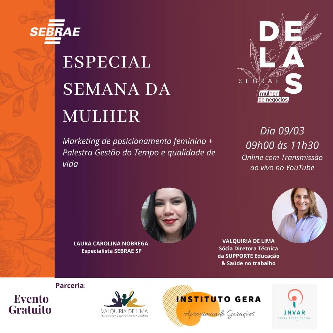 SEBRAE DELAS - Especial Semana da Mulher